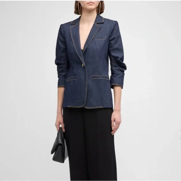 Cinq á Sept 5a7 Khloe Denim Blazer - Picture 3 of 8
